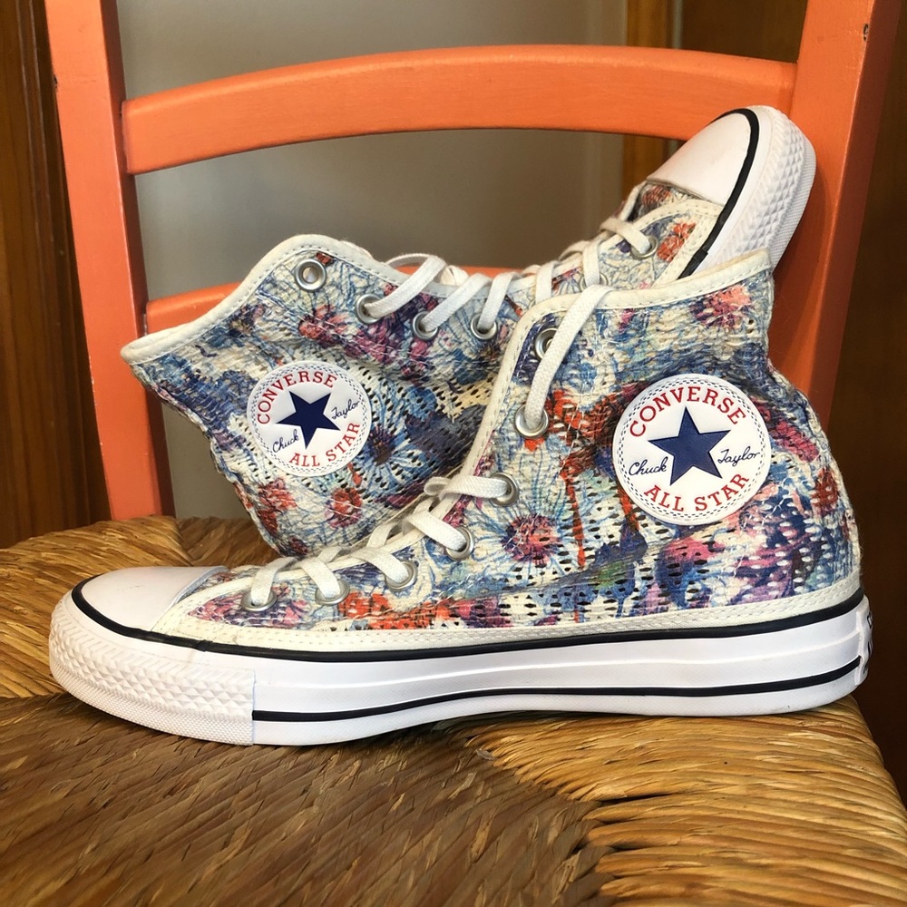 Converse Knitted Floral Hightops